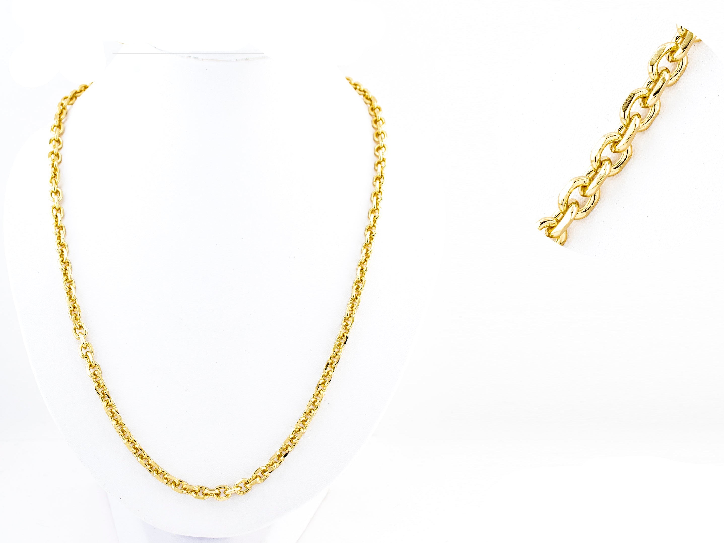 CADENA ESLABON CADENA 60CM CHAPA DE ORO