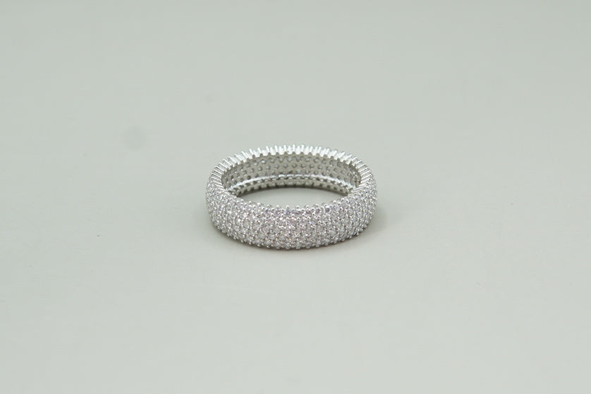ARGOLLA ZIRCONIAS #8 PLATA .925