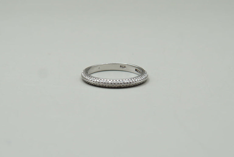 ANILLO MEDIA CHURUMBELA #7 PLATA .925