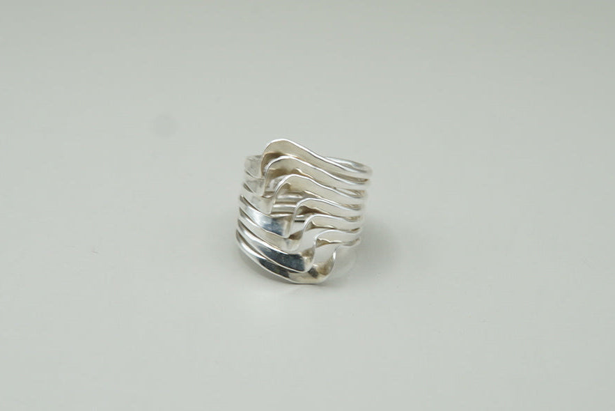 ANILLO 7 OLAS # 6 PLATA .925