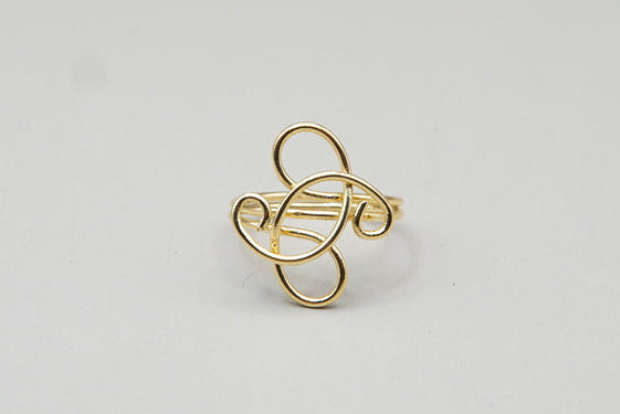 ANILLO MEDIO CELTA GRANDE ORO LAMINADO