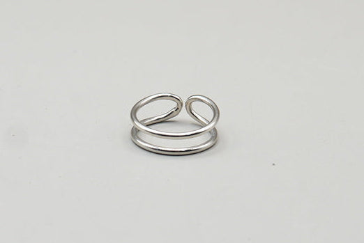 ANILLO MEDIO DOBLE ACERO
