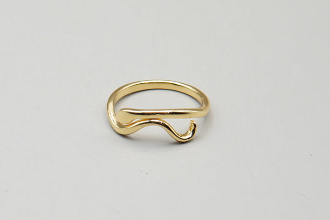 ANILLO SERPIENTE AJUSTABLE ORO LAMINADO