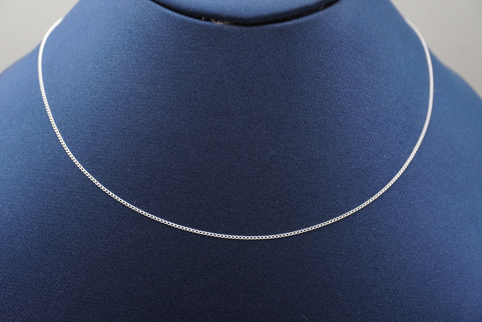 CADENA CUBANA 55 CM x 1 MM PLATA 0.925