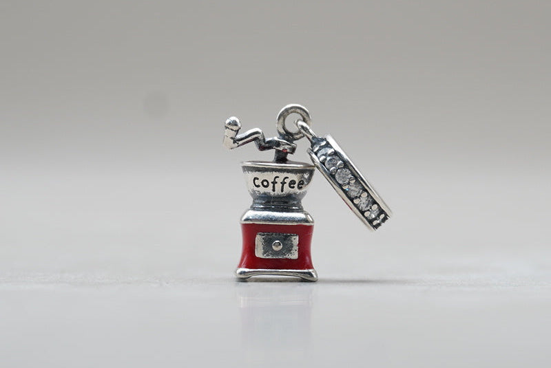 CHARM MOLINO DE CAFÉ PLATA .925