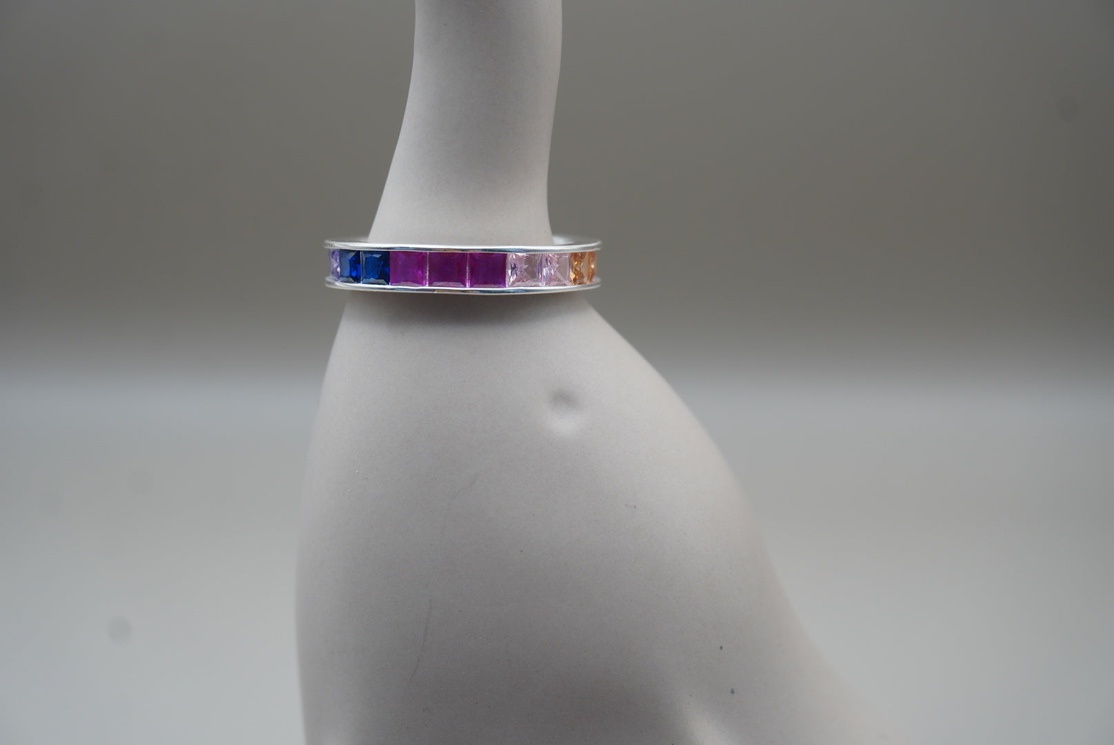 ARGOLLA ZIRCONIA REDONDA COLORES #9 PLATA .925