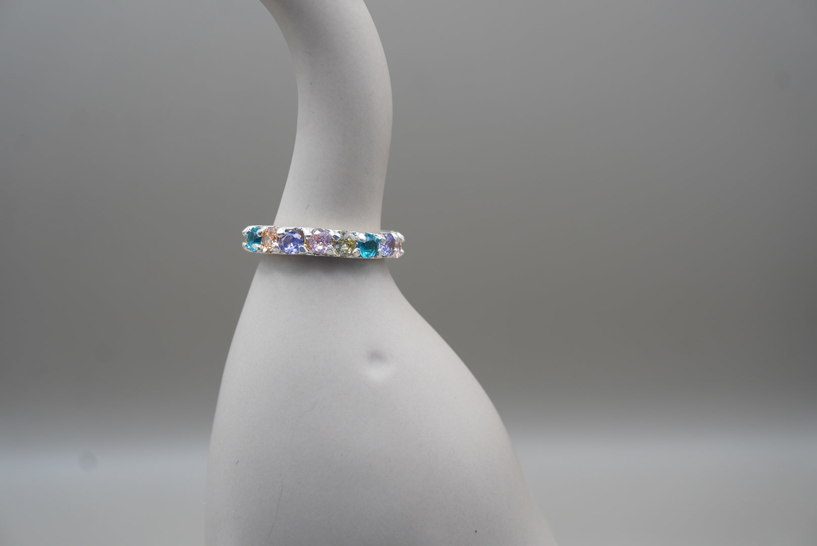CHURUMBELA CON ZIRCONIA COLORES PASTEL #9