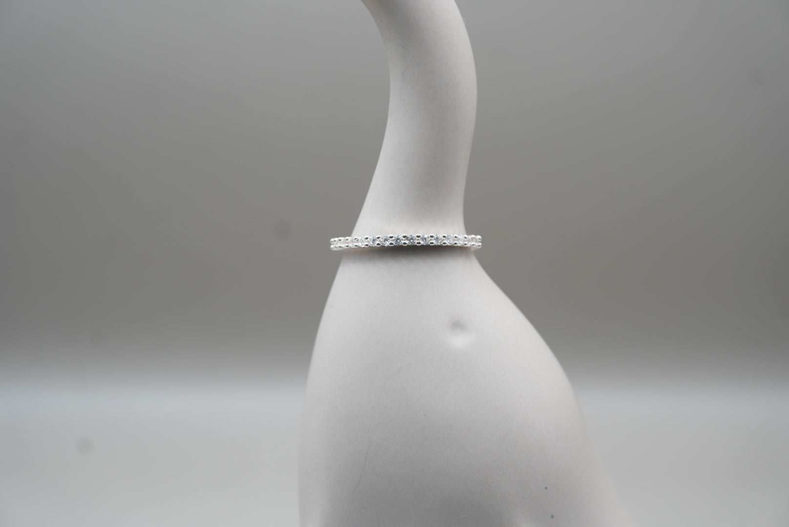 MEDIA CHURUMBELA CON ZIRCONIA BLANCA #7
